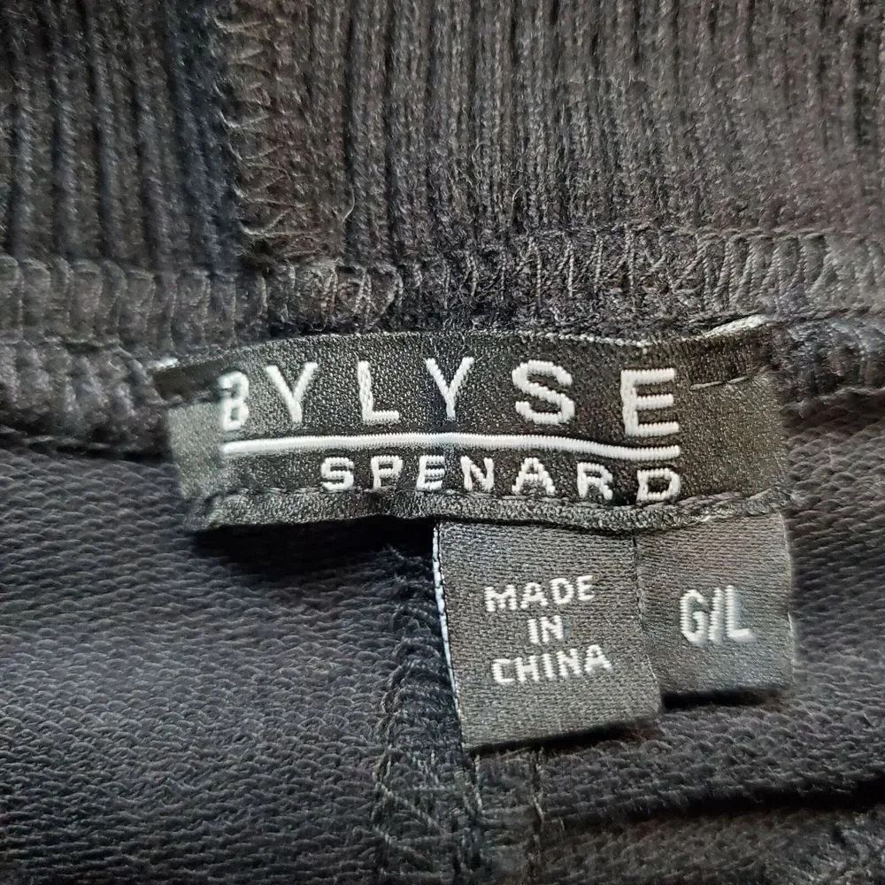 Bylyse Spenard Hoodie Women's Large Black Bamboo Long Sleeve‎ Hooded Pullover